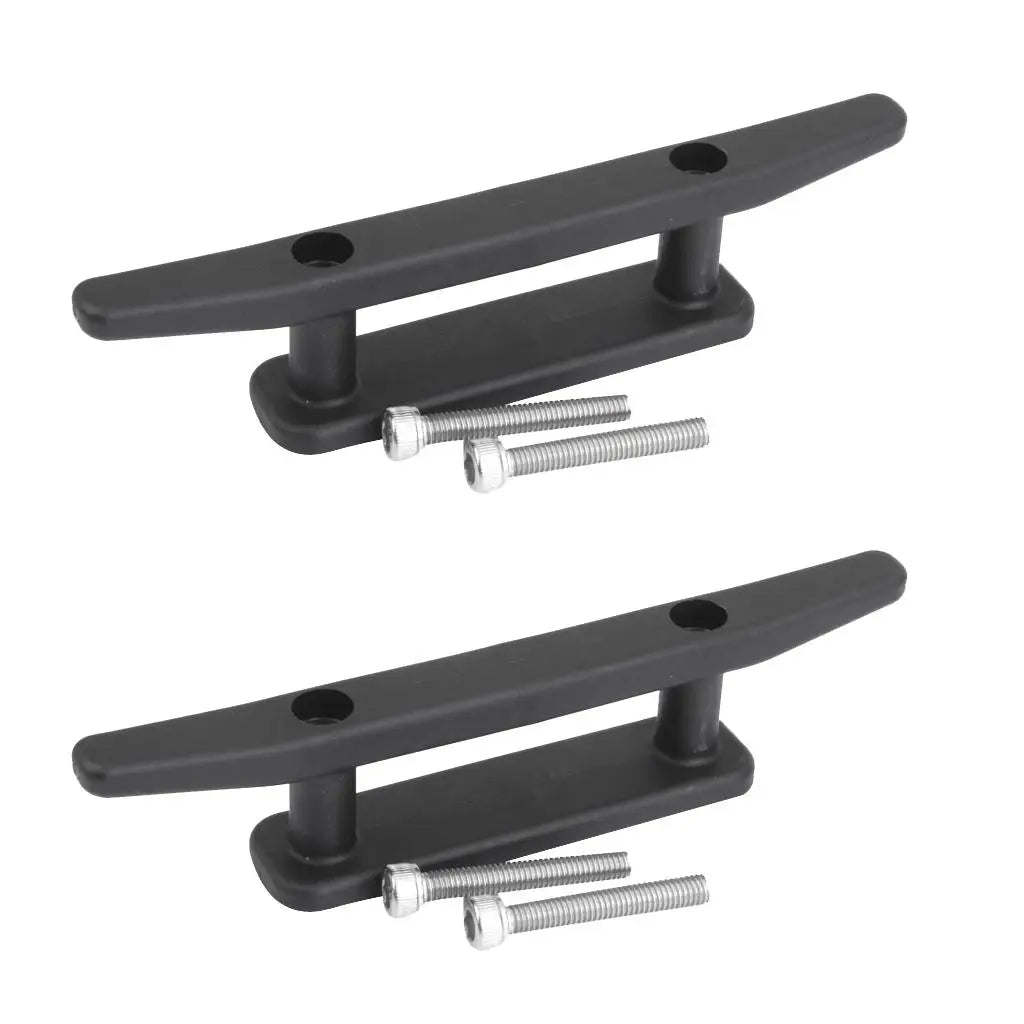 Mooring Boat Cleat Black Nylon 6 Inch Dock Deck Anchor Tie by Unbranded