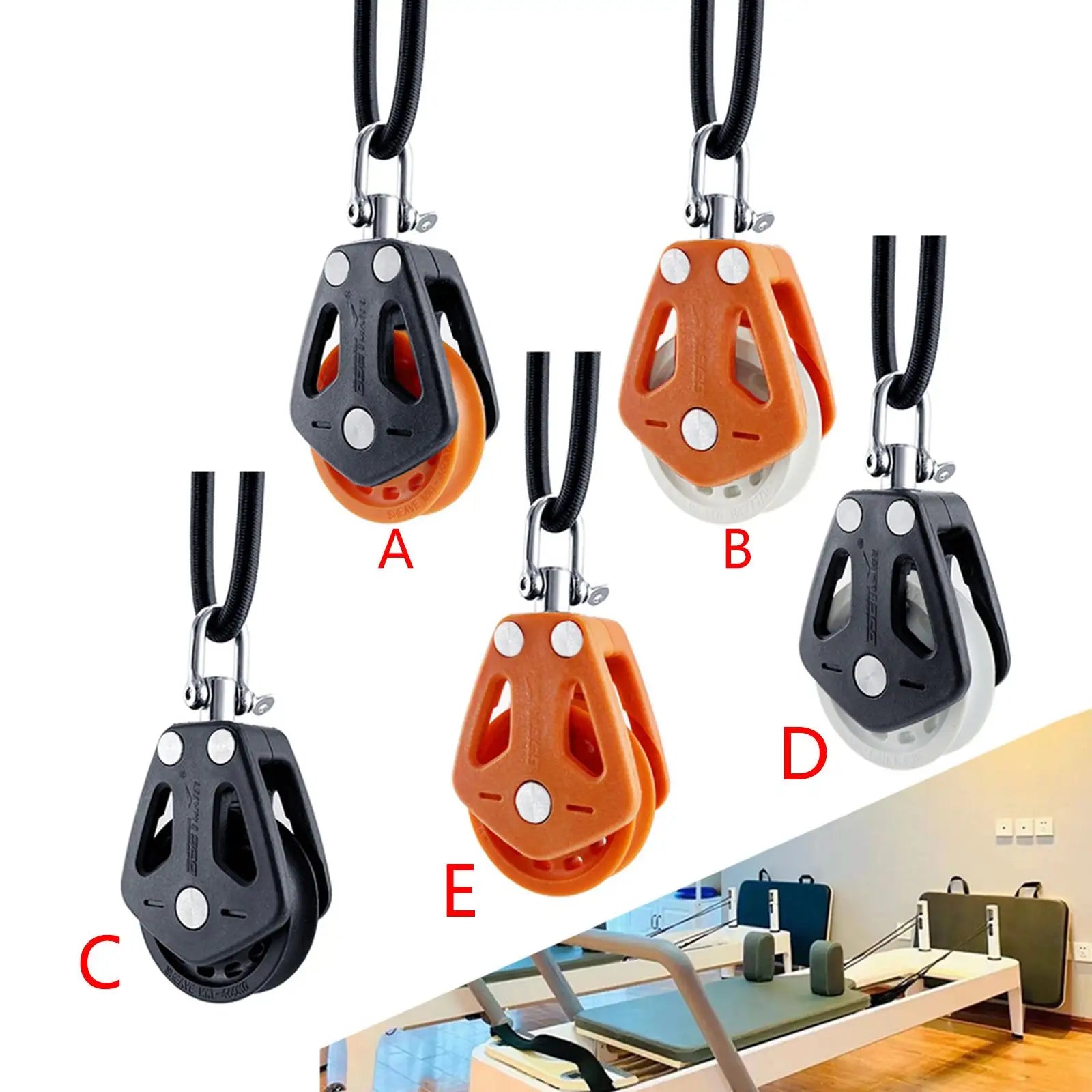 Boat Kayak Ball Bearing Pulley Block Corrosion-Resistant by Unbranded