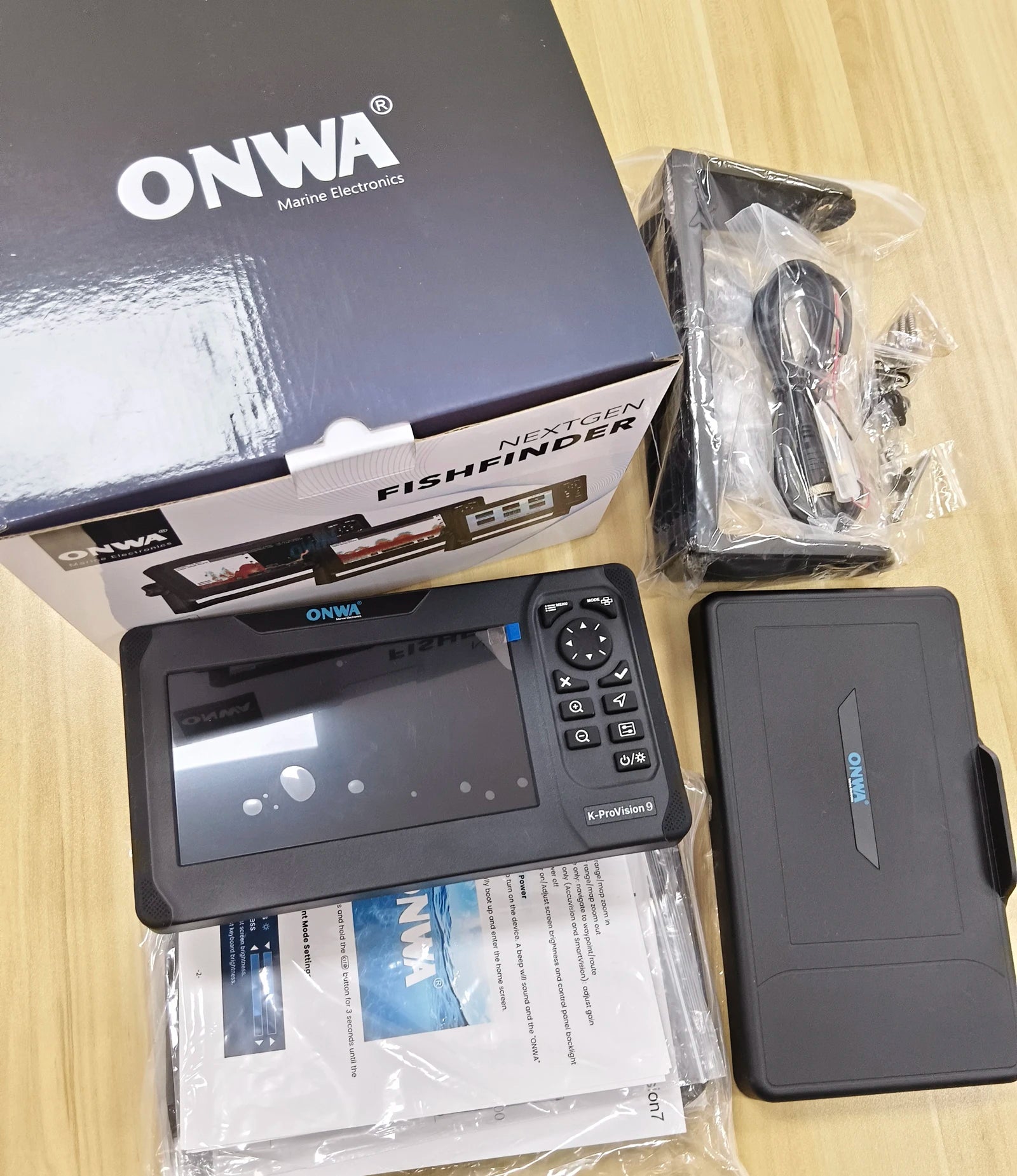ONWA 9-inch K-ProVision 9C GPS/CHIRP Fishfinder by ONWA