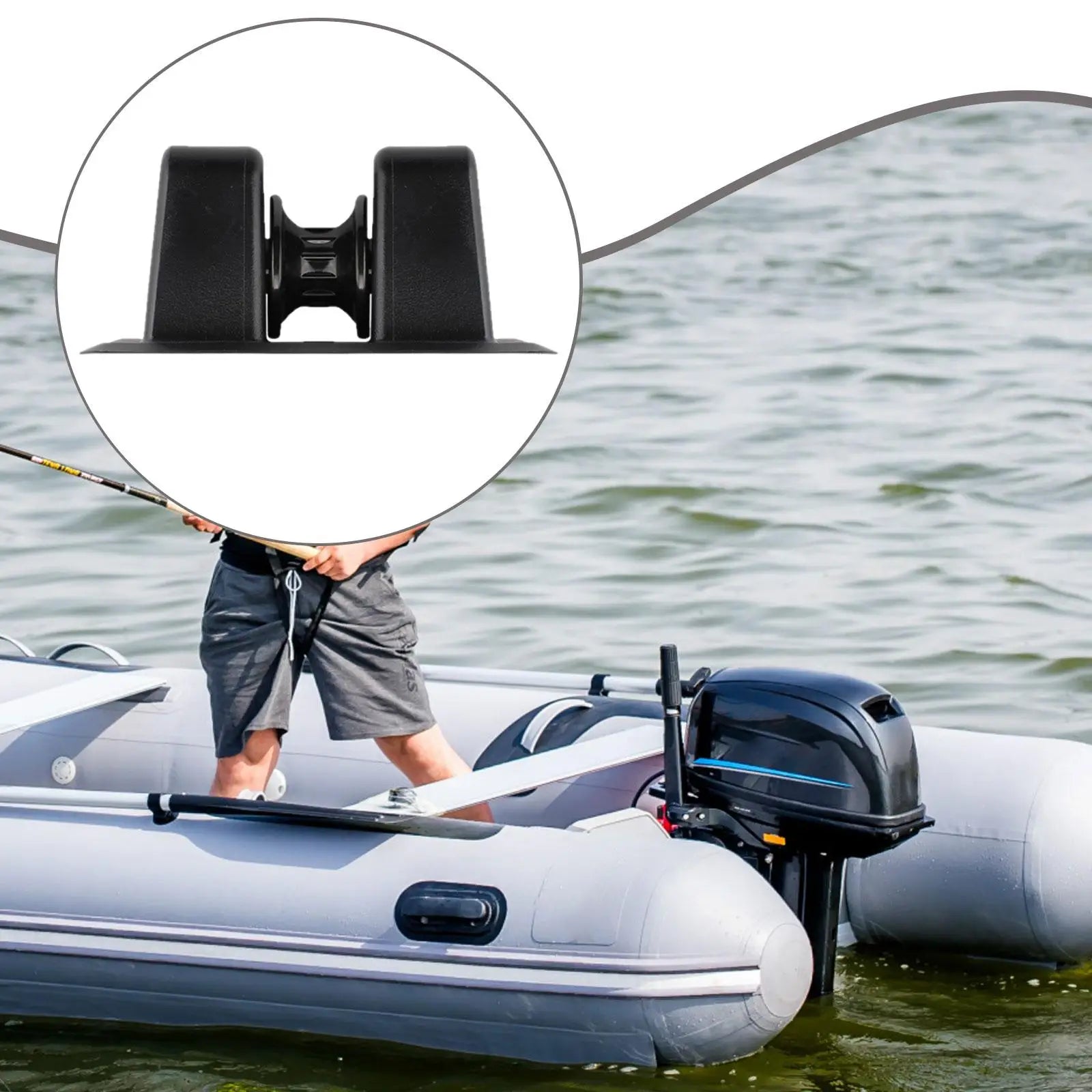 Anchor Tie Off Patch Inflatable Boat Anchor Holder Secure Tie Off Poin