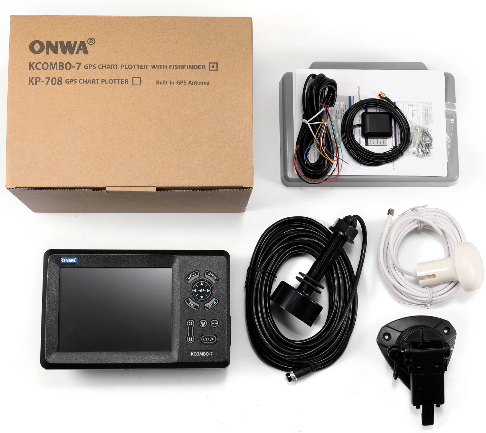 ONWA KCombo-7 Marine GPS Fishfinder Combo by ONWA