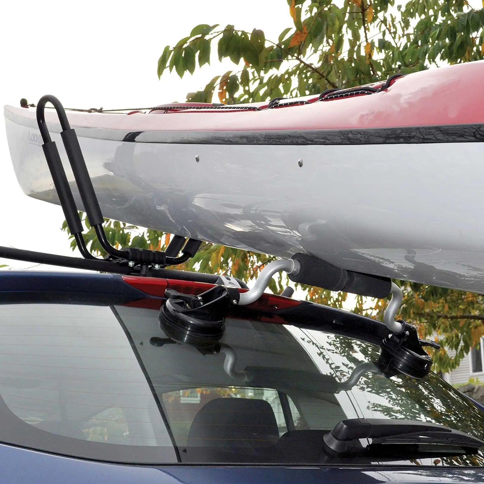 Universal Aluminum Kayak Roof Rack Carrier Suction Cup Mounting