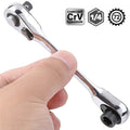 Mini Double Headed Ratchet Wrench - 1/4 Inch Drive