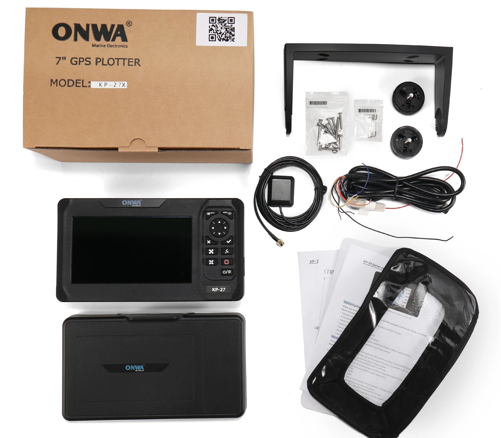 ONWA KP-27X Marine GPS Chart Plotter with Fish Finder by ONWA