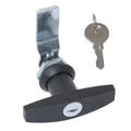 Garage Door Opener T handle type lock with two keys for Cabinet