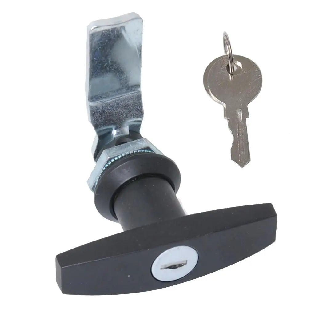 Garage Door Opener T handle type lock with two keys for Cabinet