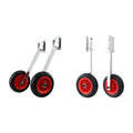 2Pcs Transom Launching Dolly Wheels, 600lbs Loading Capacity Boat Tran