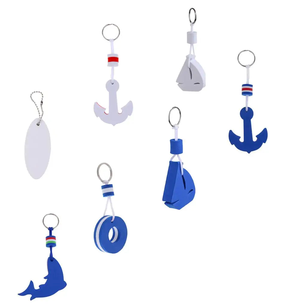 Buoyant Key Ring Clip Floating Boat Key Float EVA Foam Nautical Access