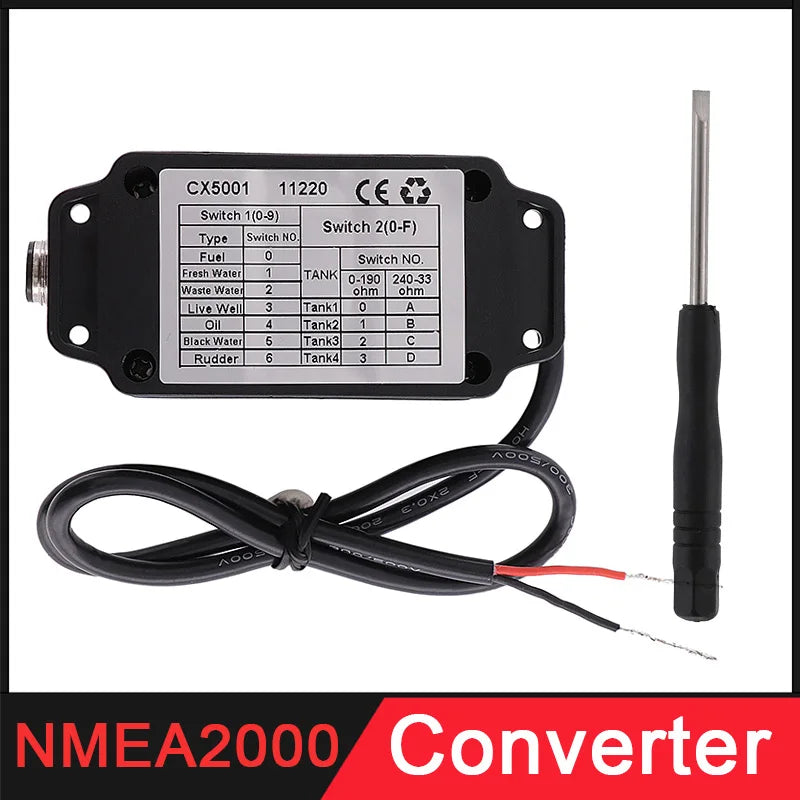 NMEA CX5001 NMEA 2000 Multifunction Converter 0-190 Ohm 240-33 Ohm CX5