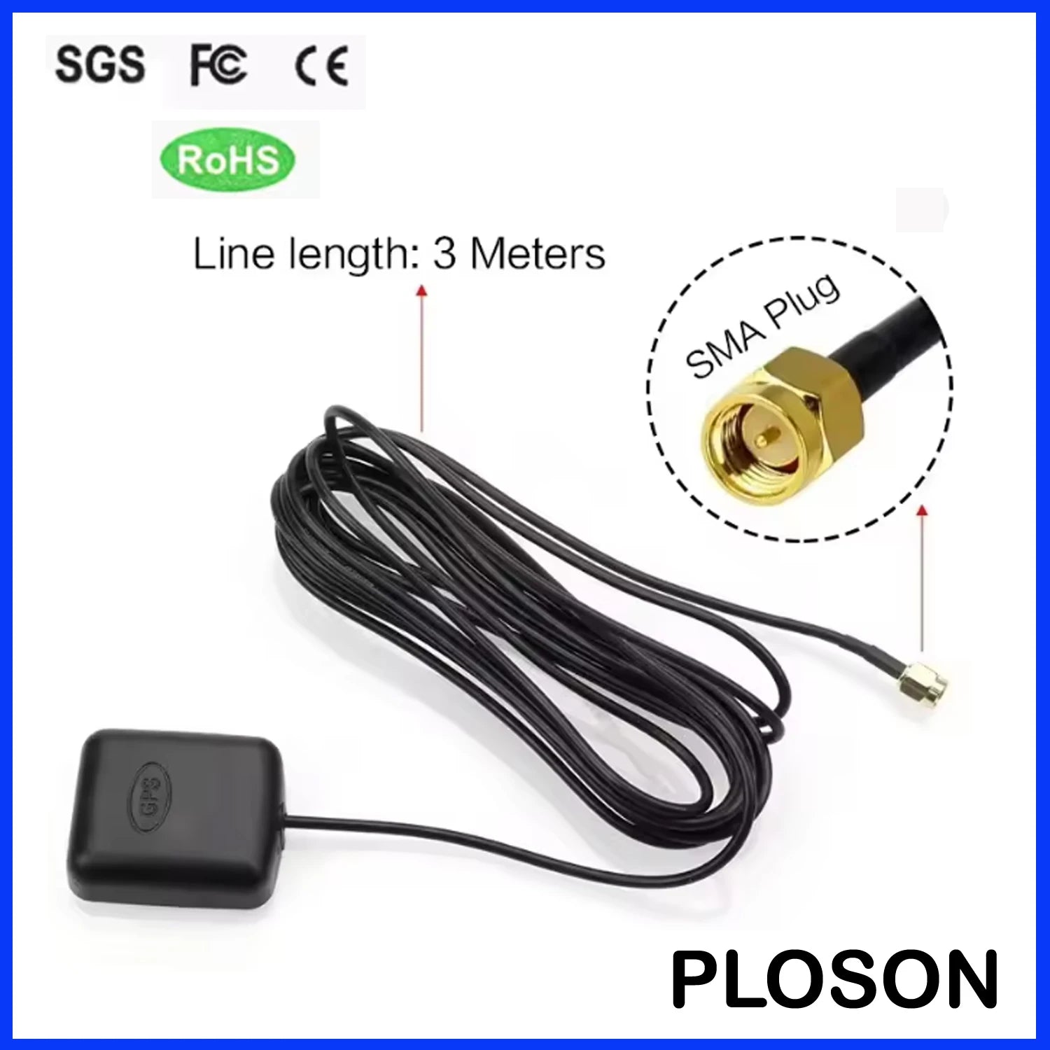PLOSON GA-06 Waterproof GPS Antenna by PLOSON