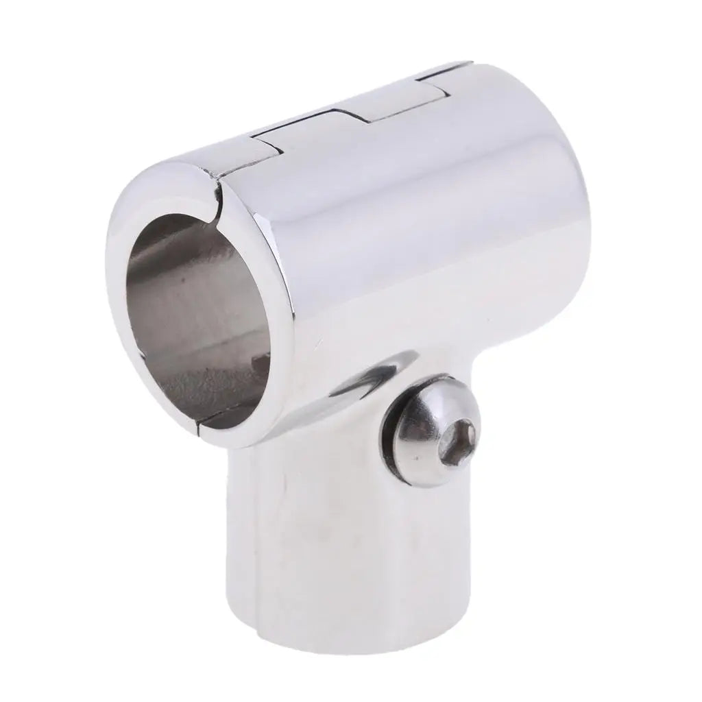 Stainless Steel Boat Handrail Tee Fitting 25mm 3 Way by Unbranded