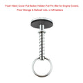 Stainless Steel Hatch Pull Hidden Pin Lifter Bimini Top Deck Hardware 