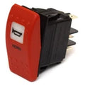 Carling Momentary On-Off Contura II Boat Rocker Switch | Horn 4 SpadeOpens in a new window or tab