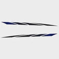 Glastron Boat Graphic Decal 0573043 | Blue Black Sticker (Set of 2)Opens in a new window or tab