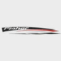 Fisher Boat Hull Decal 142771 | Black Graphic Sticker (STBD)Opens in a new window or tab