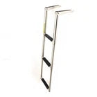 Garelick Boat Telescoping Ladder 24361 | 3 Step Stainless SteelOpens in a new window or tab