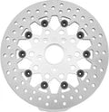 Twin Power 84-17 Big Twin Exc 08-17 FLH FLT Rear 11.5 Floating Rotor Silver MeshOpens in a new window or tab