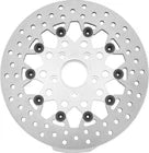 Twin Power 84-17 Big Twin Exc 08-17 FLH FLT Rear 11.5 Floating Rotor Silver MeshOpens in a new window or tab