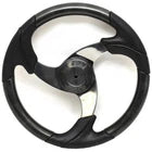 Avalon Boat Steering Wheel 120118 | 14 1/4 Inch Faux Gray WoodgrainOpens in a new window or tab
