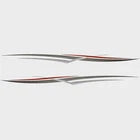 Tracker Boat Decal 176312 / 176311 | Gray Silver 108 x 7 1/2 Inch (Set of 2)Opens in a new window or tab