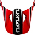 Fly Racing Kinetic Crest Helmet Visor Red/Black/White for Offroad MotorcyclesOpens in a new window or tab