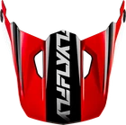 Fly Racing Kinetic Crest Helmet Visor Red/Black/White for Offroad MotorcyclesOpens in a new window or tab