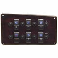 Smoker Craft Boat Dash Switch Panel 68258 | Lights Radio Horn MahoganyOpens in a new window or tab