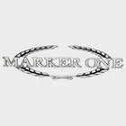 Cobalt Boat Raised Emblem Decal 402649 | Marker One Silver StickerOpens in a new window or tab