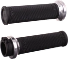 ODI Rufian Grips Cable 1 inch Black/Silver for V-Twin Motorcycles 2000-2023Opens in a new window or tab