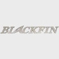 Blackfin Boat Raised Logo Decal | Polished Silver StickerOpens in a new window or tab