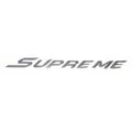 Supreme Boat Raised Decal U3285201 | Charcoal Gray Logo StickerOpens in a new window or tab