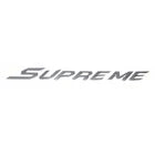 Supreme Boat Raised Decal U3285201 | Charcoal Gray Logo StickerOpens in a new window or tab