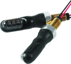 BikeMaster Mini Turn Signal Pair with Amber LEDs for Powersports 60mmOpens in a new window or tab