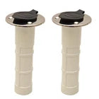 AFI Boat Fishing Rod Holders 40039 |  8 3/4 Inch Stainless (Pair)Opens in a new window or tab