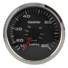 Faria Boat Speedometer Gauge SE9297A | Tohatsu 3 1/4 Inch Silver BlackOpens in a new window or tab
