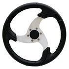 Harris Kayot Boat Steering Wheel | 14 Inch Black SilverOpens in a new window or tab