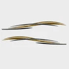 Rinker Boat Graphic Decals | Gold Black Stickers (Set Of 2)Opens in a new window or tab