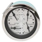 Veethree Boat Multi-Function Gauge 781435PDFB | Mercury Volvo Penta Yamaha 3 1/4Opens in a new window or tab