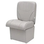 Boat Deluxe Jump Seat 742316 |  Gray Vinyl Cushions w/ 8 Inch BaseOpens in a new window or tab