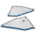 Bayliner 2011 Bl185 Blue / Clear Zipper / Snap Boat Side Curtains (Set Of 2)Opens in a new window or tab