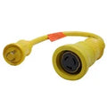 Hubbell Boat Shore Power Adapter HBL61CM56 | 30A - 50A 125V YellowOpens in a new window or tab