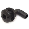 Lowe Boat Thru Hull Fitting 2317389 | 90 Degree 3/4 Inch BlackOpens in a new window or tab