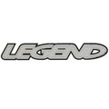 Legend Bass Boat Raised Decal | Black Silver Logo StickerOpens in a new window or tab