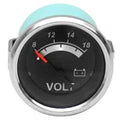 Teleflex Boat Volt Gauge 67019F | Sterling Silver / Black 2 InchOpens in a new window or tab