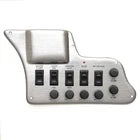 Lund Boat Switch Panel 2158974 | w/ Fuses 10 1/4 x 5 7/8 Inch SilverOpens in a new window or tab