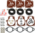 Carburetor Rebuild Kit w/ Float for Johnson/Evinrude 65-75HP (3 Pcs)