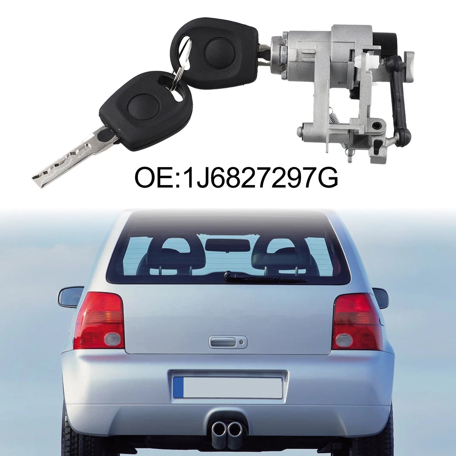 For Mk4 For Golf Boot Lock Cylinder Replacement 1j6827297g Comes With