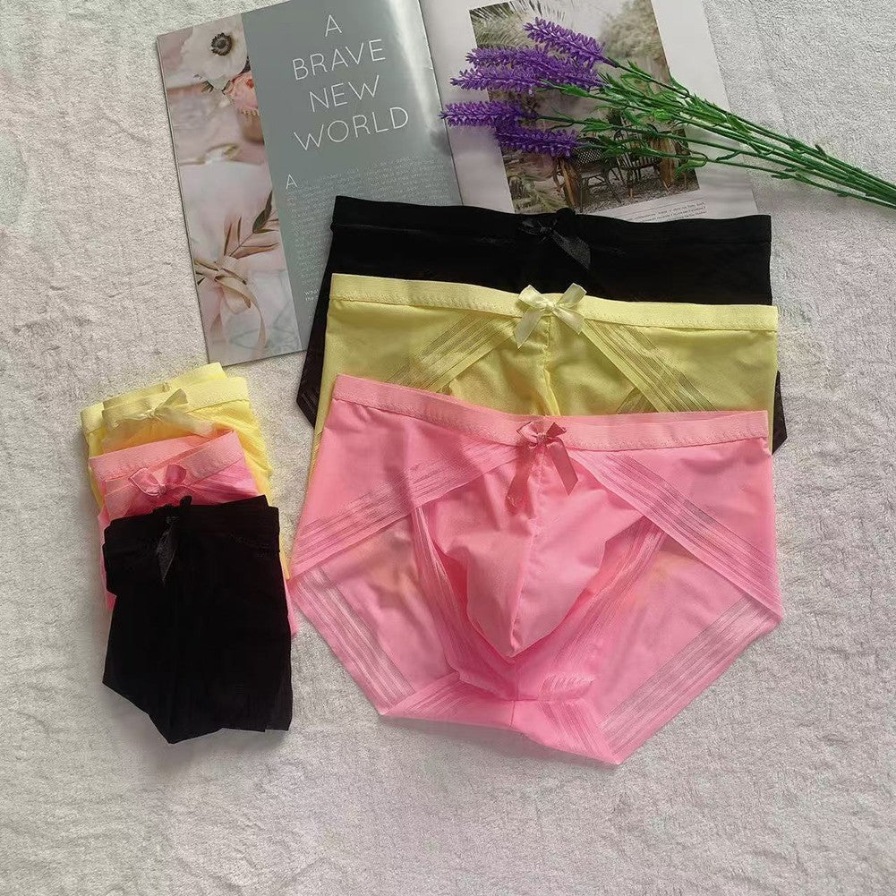 Men's Low-Rise Briefs with U-Shaped Pouch