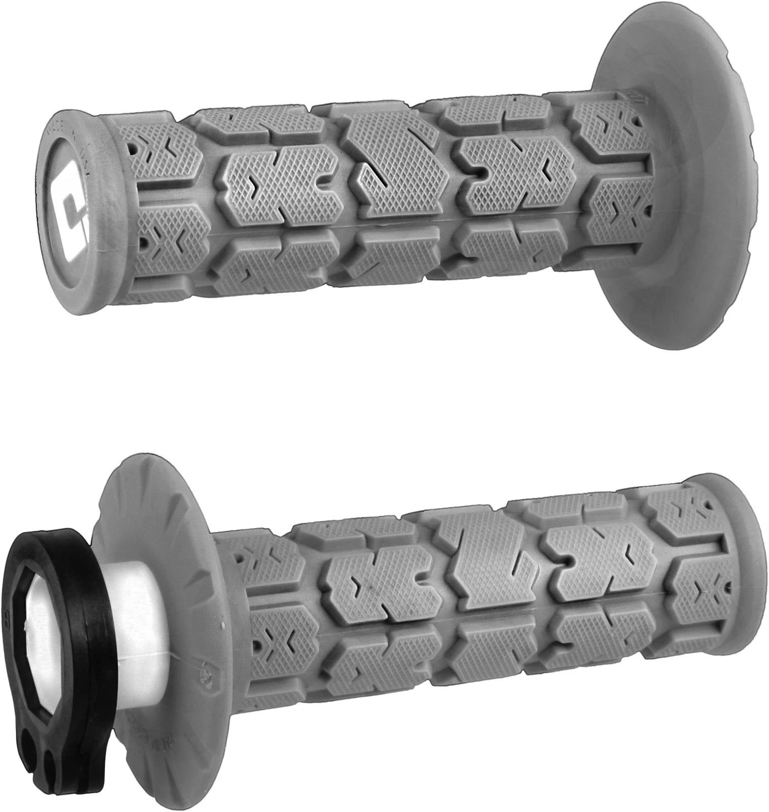 Odi Rogue Mx Lock-on Grips Grey For Offroad Motorcycles 2-stroke &