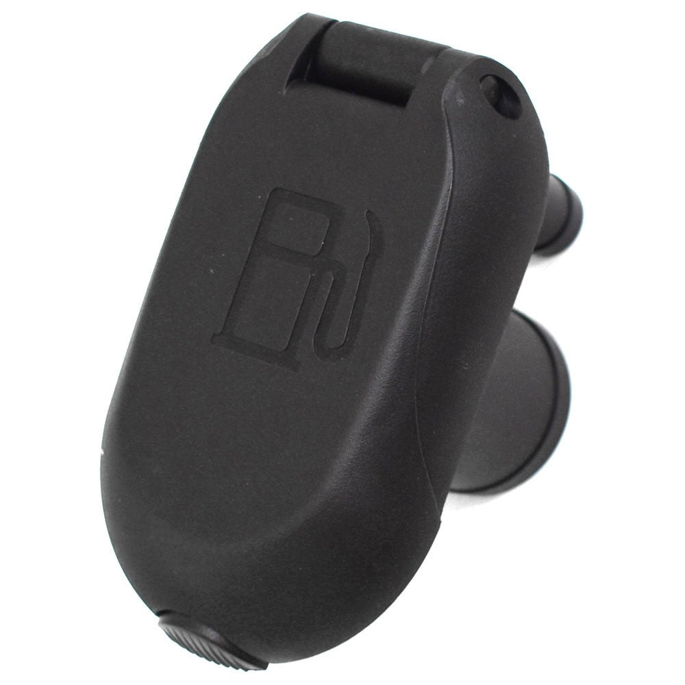 Attwood Boat Deck Fill Fuel Gas Black Plastic by Attwood